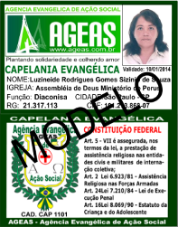 Credencial Capelão AGEAS